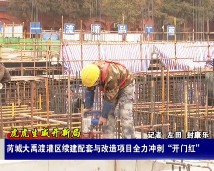 【虎虎生威开新局】芮城大禹渡灌区续建配套与改造项目全力冲刺“开门红”